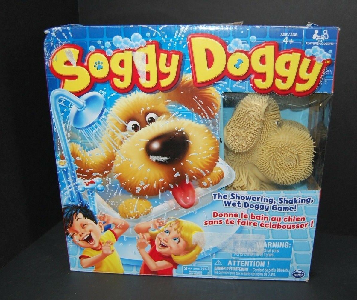 Soggy Doggy Board Game The Showering Shaking Wet Dog Kids Game Brand New  NIB