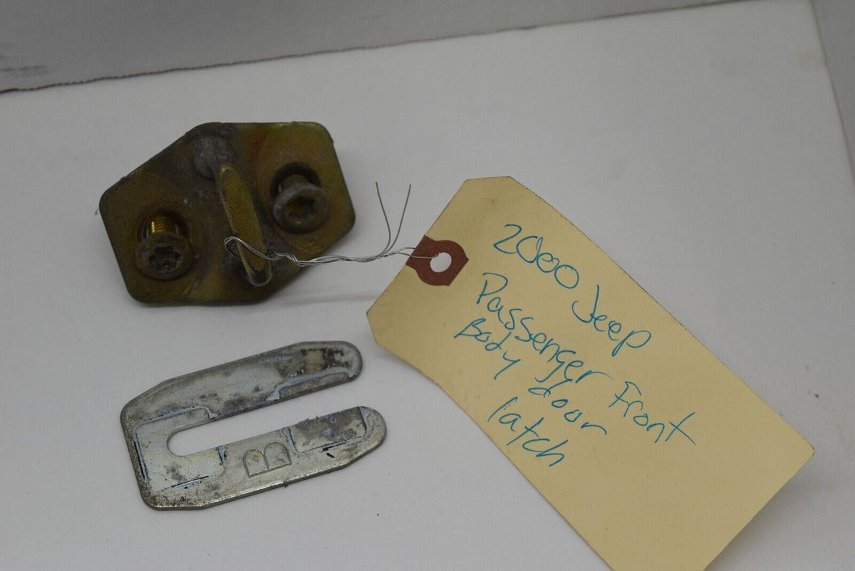 Door Latch Strikers Assembly Screws Shims Pair Jeep Cherokee XJ 1997 2