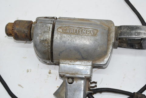 Craftsman Corded Drill vintage 1/2 Heavy Duty Old Tools Collectible Tested Works