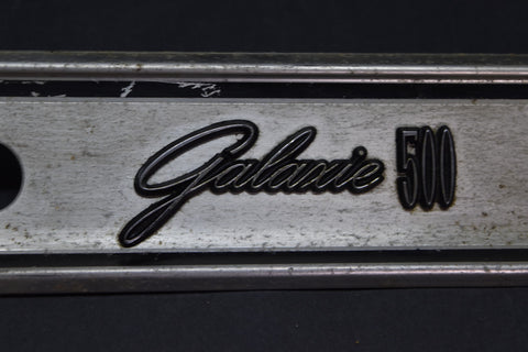 1964 Ford Galaxie 500 Glove Box Door Trim Moudling Name Plate Badge Interior 64