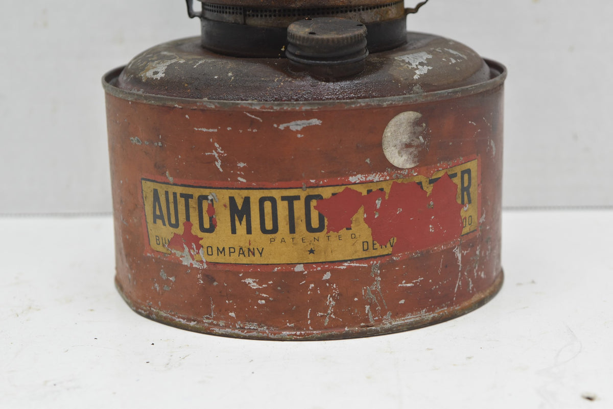 Vintage Auto Motor Heater Bunsen Burner Old Man Cave Decor Antique Gar