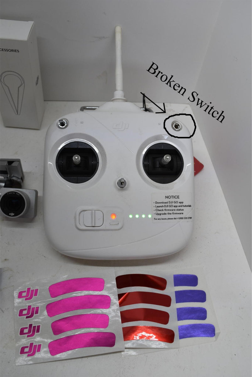 DJI Phantom Drone Camera Needs Repair Broken Gimble Missing