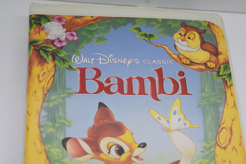 Disney Bambi Black Diamond Collection Classic RARE Collections VHS Tape Movie