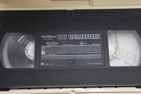 Lot of 13 Disney VHS Movies 101 Dalmatians Black Diamond Edition Clamshell