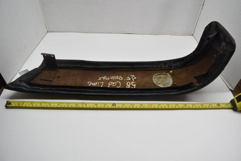 1958 CADILLAC LIMO SERIES 75 FRONT RIGHT PASSENGER LOWER SEAT TRIM 58