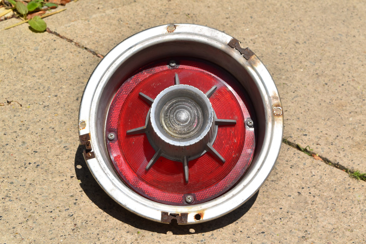 1964 Ford Galaxie XL 500 Tail Light Bucket Assembly Back Up Lens Housi