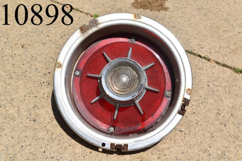1964 Ford Galaxie XL 500 Tail Light Bucket Assembly Back Up Lens Housing 64