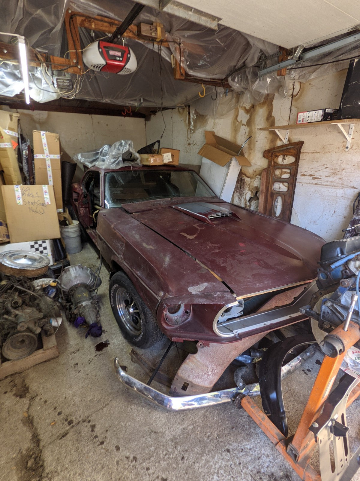 1969 Mustang Fastback Project.