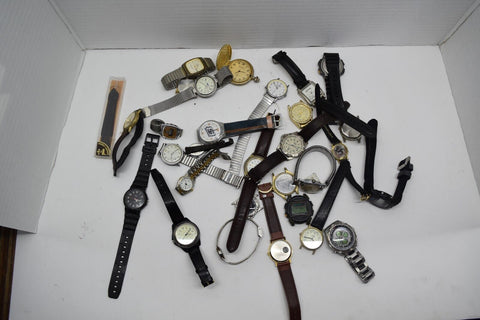 lot of 28 watches pocket watch jewelry 11272