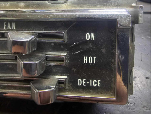 1965 1966 Chevrolet Impala Biscayne Bel Air NON AC Heater Climate Control