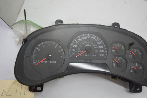 06 07 08 09 CHEVY TRAILBLAZER SPEEDOMETER INSTRUMENT GAUGE CLUSTER 2006 11179