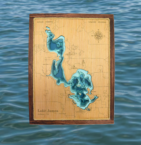 Lake James Map