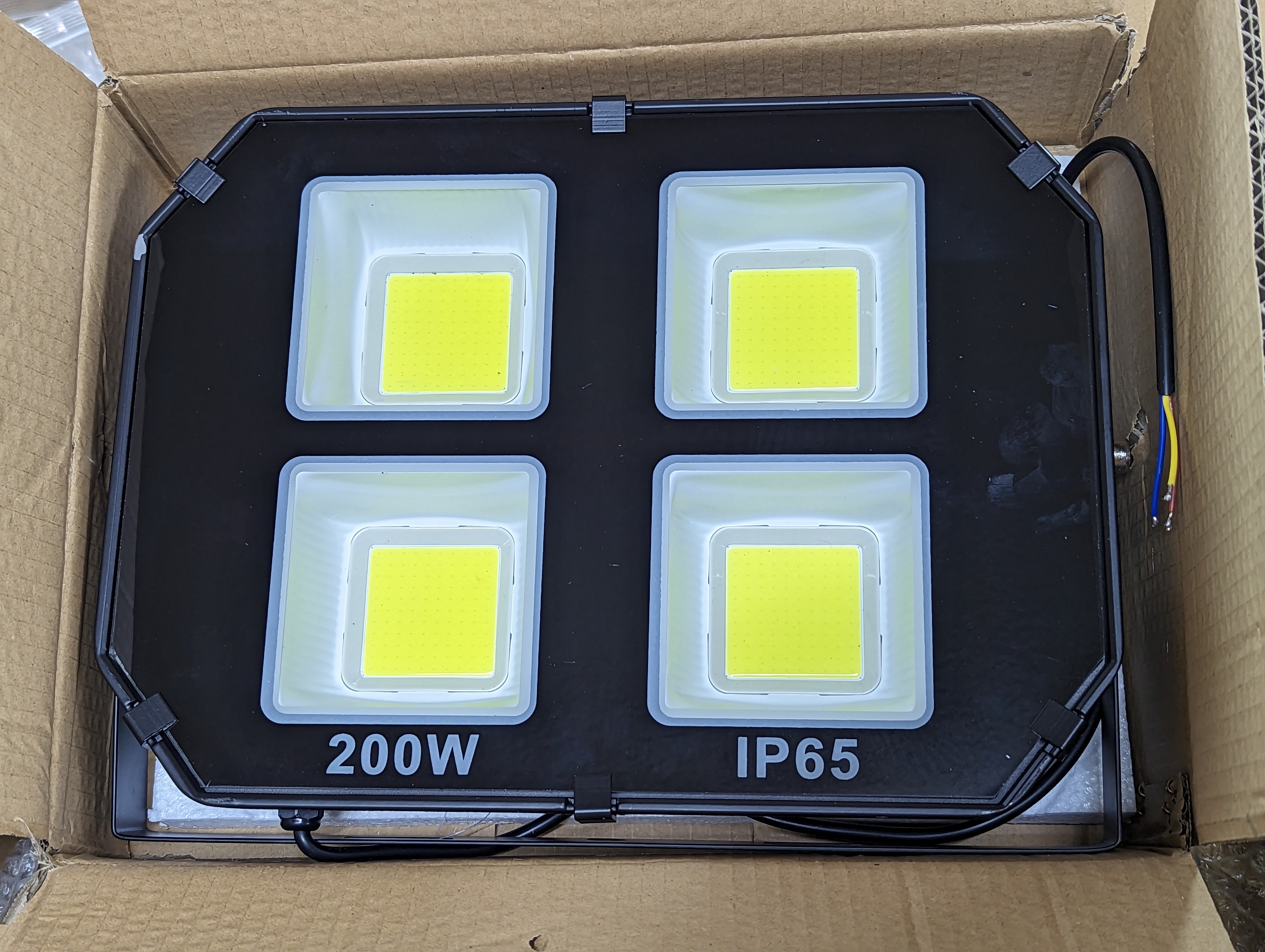 LED 200 Watt Flood Light IP66 Waterproof– FatMan's Garage, LLC