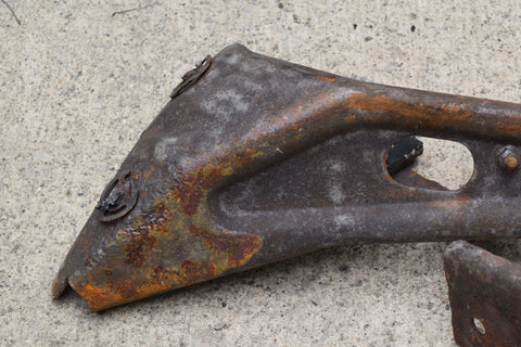 1964 Ford Galaxie Rear Outer Bumper Brackets Braces Left Right Pair LH RH 64