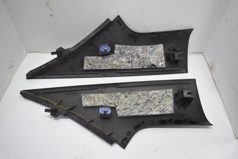 2010 2011 2013 Chevy Camaro Rear Left Right C Pillar Cover Trim Panel Pair Black