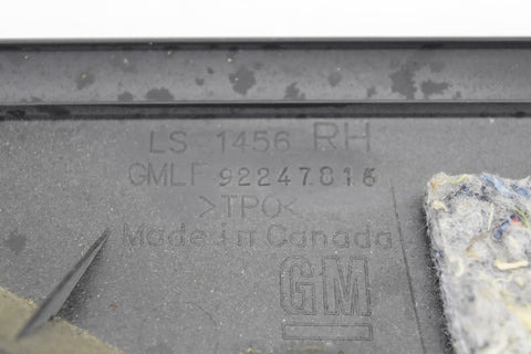 2010 2011 2013 Chevy Camaro Rear Left Right C Pillar Cover Trim Panel Pair Black