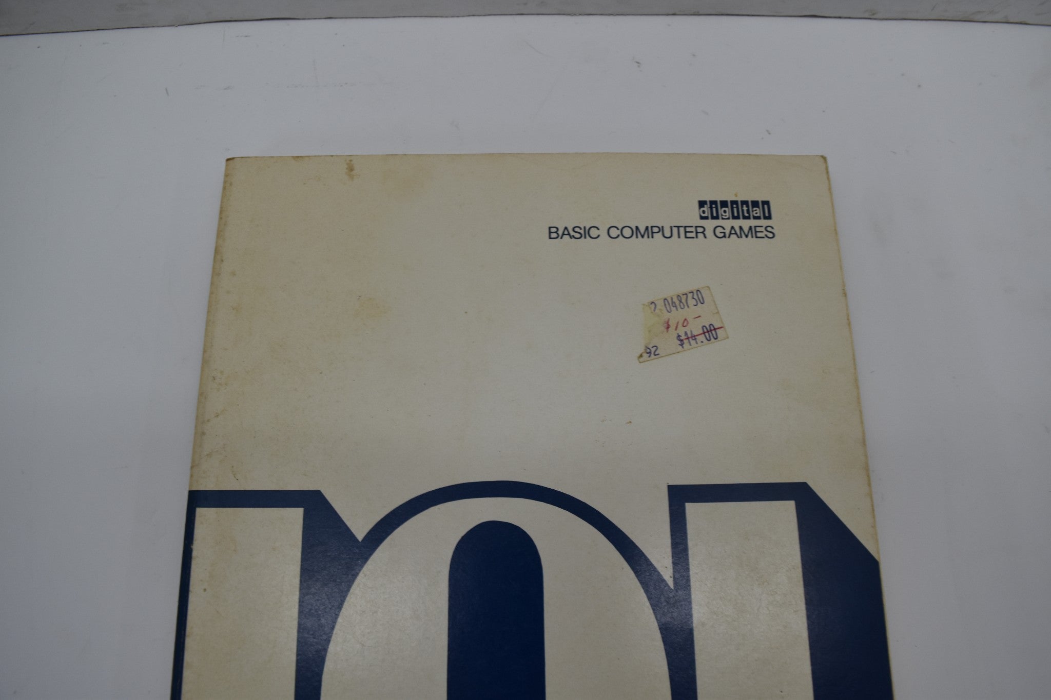 Digital 101 Basic Computer Games 1975 3rd Printing– FatMan's Garage, LLC