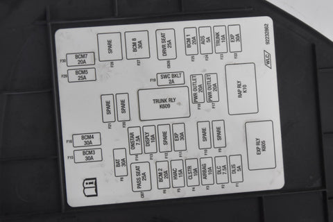 2010 10 11 15 2015 Chevy Camaro Dashboard Side End Trim LH Drivers Side 20929646