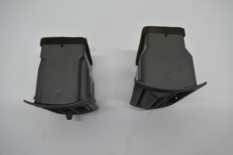 1987 1993 Ford Mustang Convertible Gray Front Dash Side Vents Pair 87 88 89 90