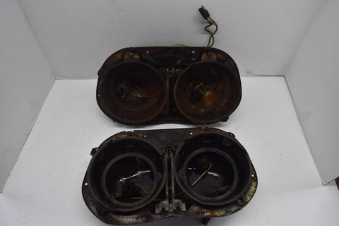 1958 1959 1960 Ford Thunderbird Headlight Bucket Pair Left Right 58 59 60