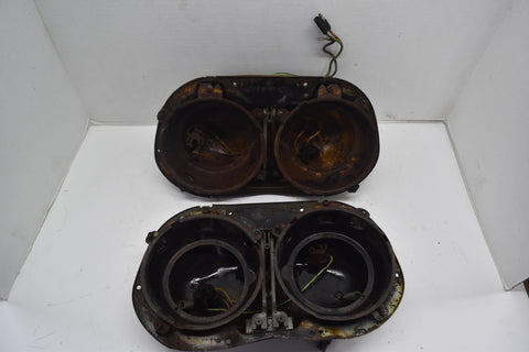 1958 1959 1960 Ford Thunderbird Headlight Bucket Pair Left Right 58 59 60