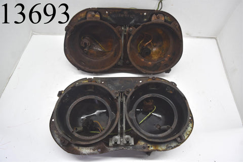 1958 1959 1960 Ford Thunderbird Headlight Bucket Pair Left Right 58 59 60