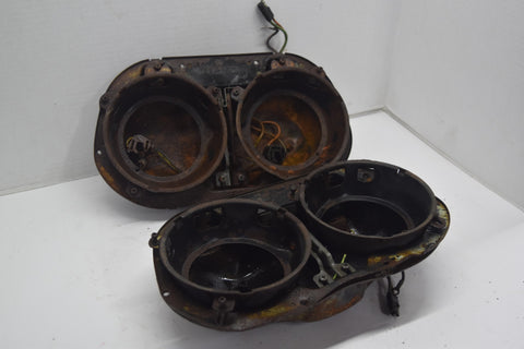 1958 1959 1960 Ford Thunderbird Headlight Bucket Pair Left Right 58 59 60