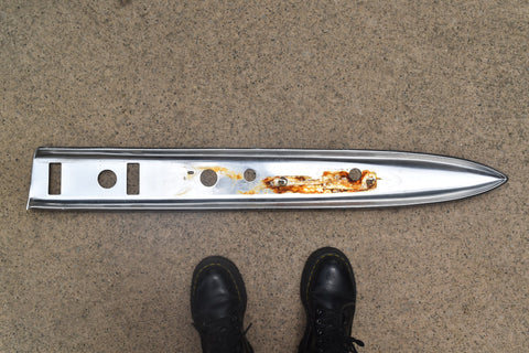 1958 1960 Ford Thunderbird Right Passenger Door Panel Trim Handle Backing 58 60