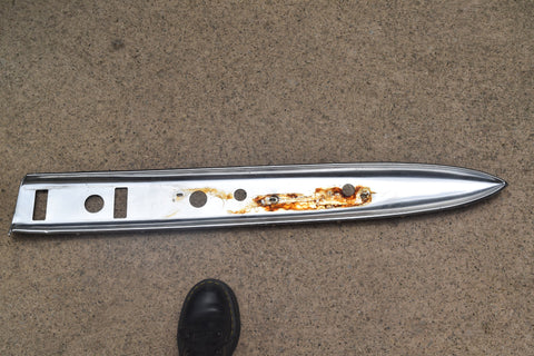 1958 1960 Ford Thunderbird Right Passenger Door Panel Trim Handle Backing 58 60