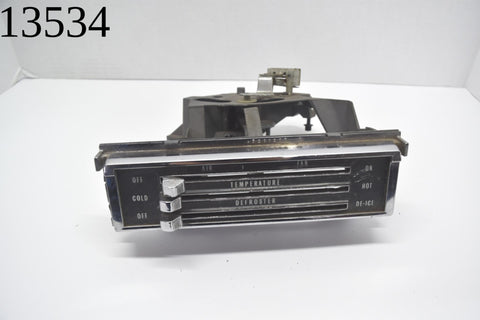 1965 1966 Chevrolet Impala Biscayne Bel Air NON AC Heater Climate Control
