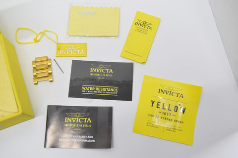 RARE Invicta Reserve Transatlantic Dual Dial Abalone White 28579 Watch 54.7m