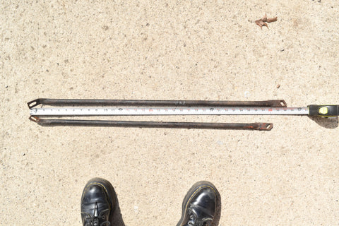 1973 1974 MOPAR Charger RoadRunner Satellite Fender Firewall Support Rods 73 74