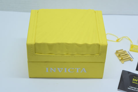 RARE Invicta Reserve Transatlantic Dual Dial Abalone White 28579 Watch 54.7m