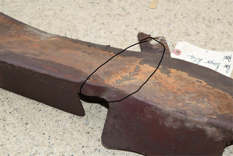 1946 1947 1948 Dodge D24 Rear Bumper Filler Stone Deflector Custom Deluxe 46 47