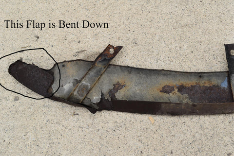 1946 1947 1948 Dodge D24 Rear Bumper Filler Stone Deflector Custom Deluxe 46 47