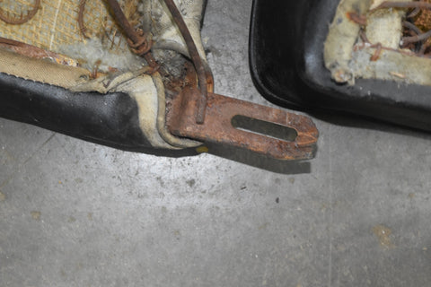 1967 1968 1969 Chevy Camaro Rear Seats Black Standard Long 53" 67 68 69