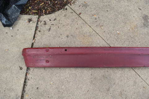 1987 1993 Ford Mustang Foxbody Rear Bumper Crash Bar Insert 87 88 89 90 91 92 93