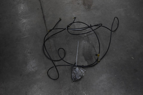 1987 1993 Ford Mustang Convertible Top Pump Ram Fluid Lines 87 88 89 90 91 92 93