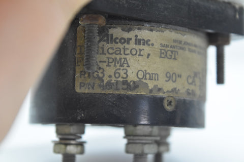 Alcor EGT Indicator 46150 Aircraft Gauge Aviation Plane