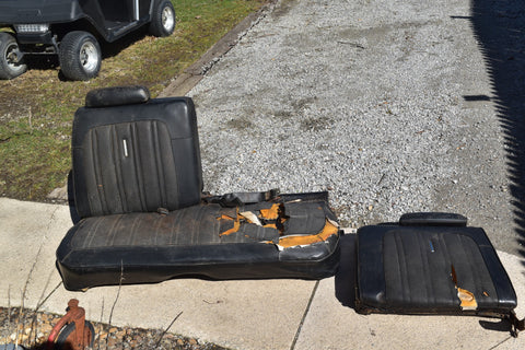 1971 1974 Mopar Plymouth B Body Satellite Roadrunner Front Split Back Bench Seat