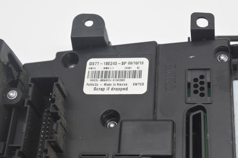 2014 Ford Fusion Radio Audio Climate Hvac Control Panel DS7T 18E245 SP 14