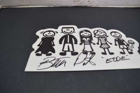 Metal Art 10" Autographed Butch Patrick The Munsters Stick Family Sign Elvira