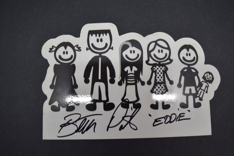 Metal Art 10" Autographed Butch Patrick The Munsters Stick Family Sign Elvira