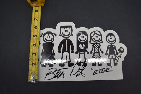 Metal Art 10" Autographed Butch Patrick The Munsters Stick Family Sign Elvira