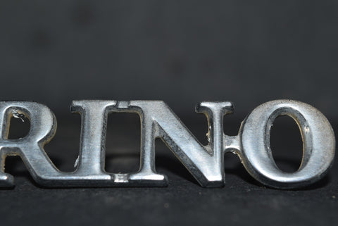 1972 Ford Gran Torino Sport Front Fender Emblem Badge Script Trim 72 1973 1974