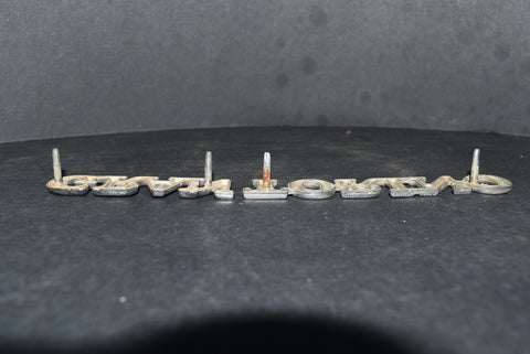 1972 Ford Gran Torino Sport Front Fender Emblem Badge Script Trim 72 1973 1974