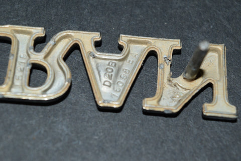 1972 Ford Gran Torino Sport Front Fender Emblem Badge Script Trim 72 1973 1974