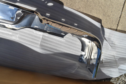 2004 2005 Ford F150 Flareside Rear Bumper Sensor Holes Chrome Face Bar 04 05