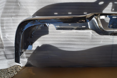 2004 2005 Ford F150 Flareside Rear Bumper Sensor Holes Chrome Face Bar 04 05