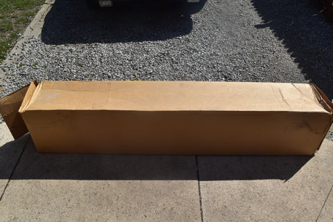 2004 2005 Ford F150 Flareside Rear Bumper Sensor Holes Chrome Face Bar 04 05